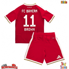 Bayern Munich Nathaniel Brown #11 Replica Home Stadium Kit for Kids 2026-27 Short Sleeve (+ pants)